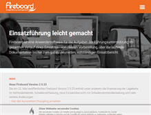 Tablet Screenshot of fireboard.net